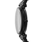 Emporio Armani Gianni T-Bar AR11245 32mm Women's Quartz Watch – Black & Rose Gold-Tone Stainless Steel Bracelet