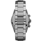 Emporio Armani Tazio AR5980 46mm Men's Chronograph Watch – Black & Black Stainless Steel Bracelet