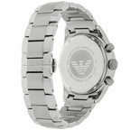 Emporio Armani Tazio AR5980 46mm Men's Chronograph Watch – Black & Black Stainless Steel Bracelet