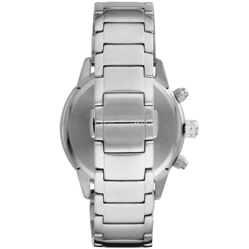 Emporio Armani Mario AR11352 43mm Men's Chronograph Watch – Champagne Sunray & Rose Gold Stainless Steel Bracelet