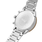 Emporio Armani Mario AR11352 43mm Men's Chronograph Watch – Champagne Sunray & Rose Gold Stainless Steel Bracelet