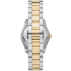 Emporio Armani Federica AR11559 32mm Women's Quartz Watch – Mother-of-Pearl Crystal-Set & Two-Tone Silver and Rose Gold Stainless Steel Bracelet