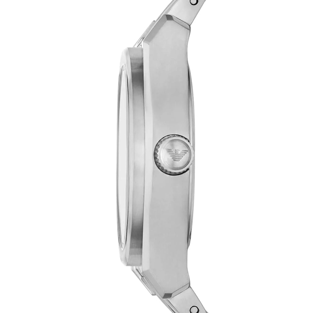 Emporio Armani Federica AR11557 32mm Women's Quartz Watch – Mother-of-Pearl & Silver-Tone Stainless Steel Bracelet