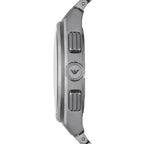 Emporio Armani Federico AR11560 42mm Men's Chronograph Watch – Black Sunray & Black Stainless Steel Bracelet