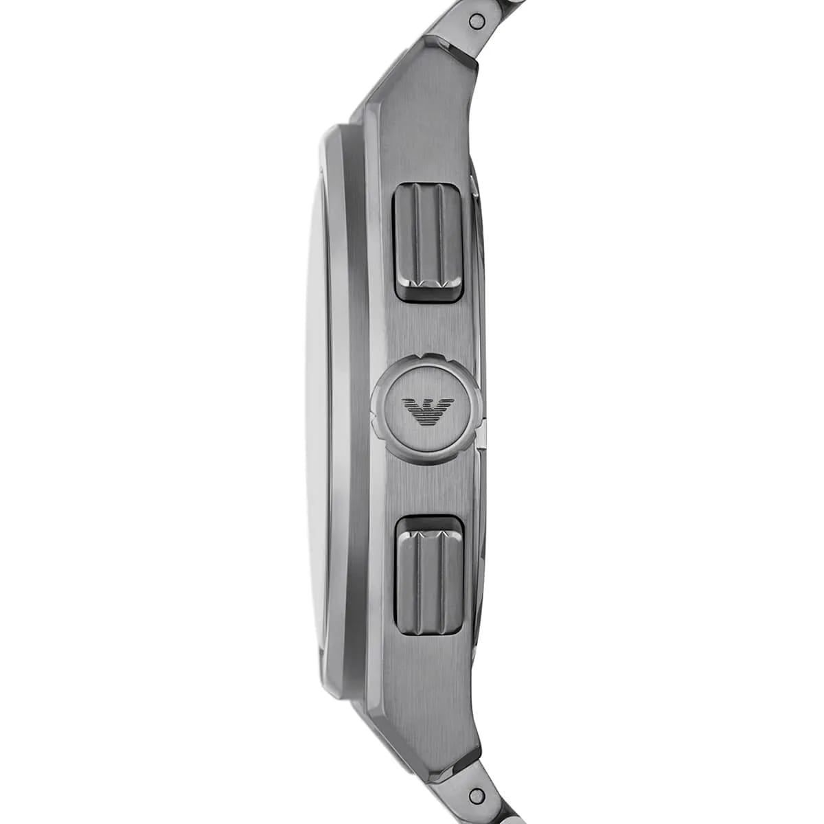 Emporio Armani Federico AR11560 42mm Men's Chronograph Watch – Black Sunray & Black Stainless Steel Bracelet