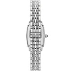 Emporio Armani Gianni T-Bar AR11405 28mm Women's Quartz Watch – Mother-of-Pearl & Silver-Tone Stainless Steel Bracelet