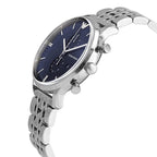Emporio Armani Gianni AR1648 43mm Men's Quartz Watch – Blue & Blue Stainless Steel Bracelet