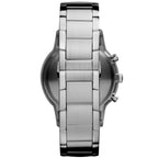 Emporio Armani Renato AR2458 43mm Men's Chronograph Watch – Silver & Silver Stainless Steel Bracelet