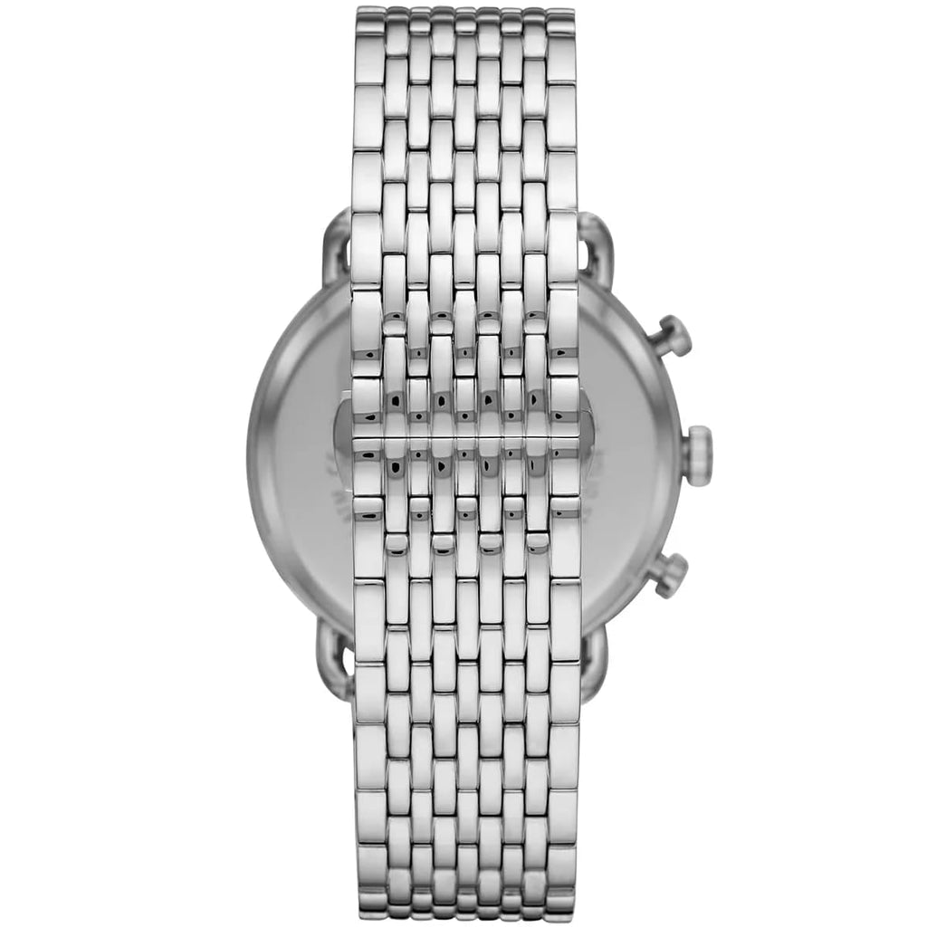 Emporio Armani Aviator AR11239 43mm Men's Chronograph Watch – Champagne Sunray & Rose Gold Stainless Steel Bracelet