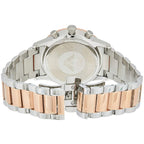 Emporio Armani Giovanni AR11209 43mm Men's Chronograph Watch – White & Rose Gold Stainless Steel Bracelet