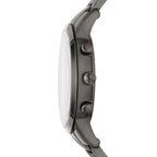 Emporio Armani Renato AR11215 43mm Men's Chronograph Watch – Blue Sunray & Gunmetal Stainless Steel Bracelet