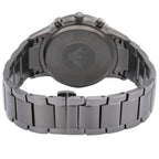 Emporio Armani Renato AR11215 43mm Men's Chronograph Watch – Blue Sunray & Gunmetal Stainless Steel Bracelet