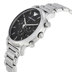 Emporio Armani Luigi AR1894 43mm Men's Chronograph Watch – Black & Black Stainless Steel Bracelet