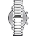 Emporio Armani Luigi AR1894 43mm Men's Chronograph Watch – Black & Black Stainless Steel Bracelet