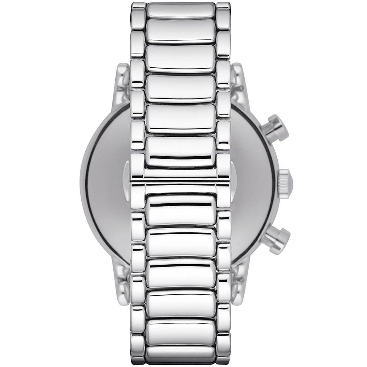 Emporio Armani Luigi AR1894 43mm Men's Chronograph Watch – Black & Black Stainless Steel Bracelet