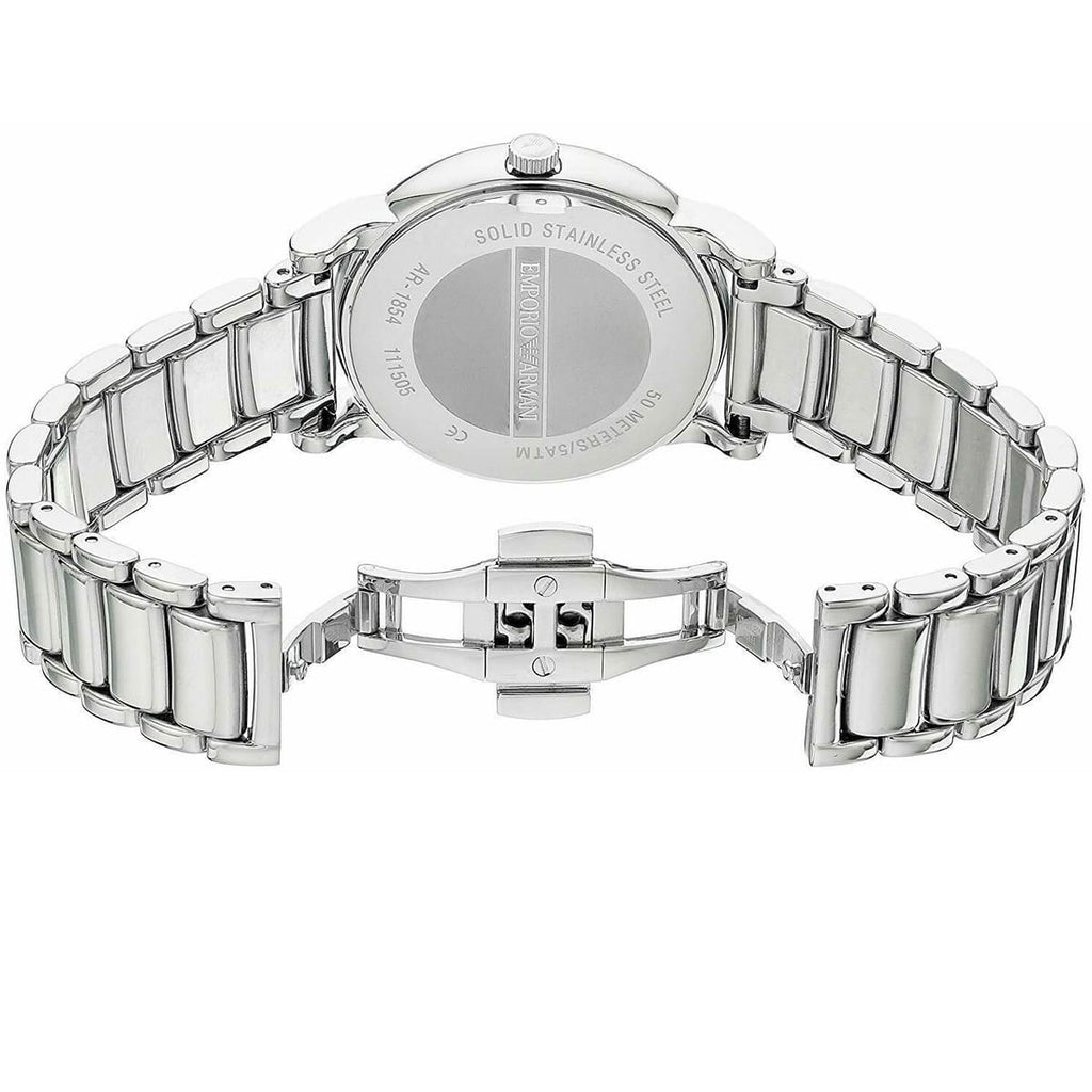 Emporio Armani Luigi AR1894 43mm Men's Chronograph Watch – Black & Black Stainless Steel Bracelet
