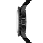 Emporio Armani Diver AR11515 43mm Men's Chronograph Watch – Black & Black Silicone Strap