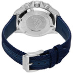 Emporio Armani Diver AR11588 43mm Men's Chronograph Watch – Blue Sunray & Blue Textile Strap