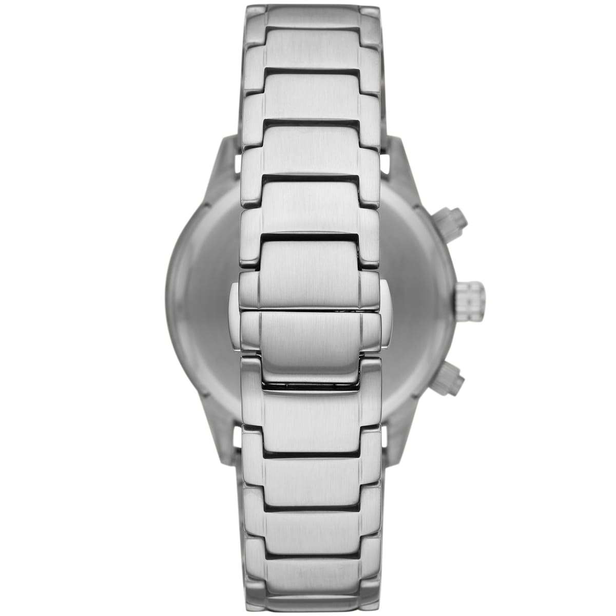 Emporio Armani Signature AR11306 43mm Men's Chronograph Watch – Blue Sunray & Silver-Tone Stainless Steel Bracelet