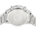 Emporio Armani Signature AR11306 43mm Men's Chronograph Watch – Blue Sunray & Silver-Tone Stainless Steel Bracelet