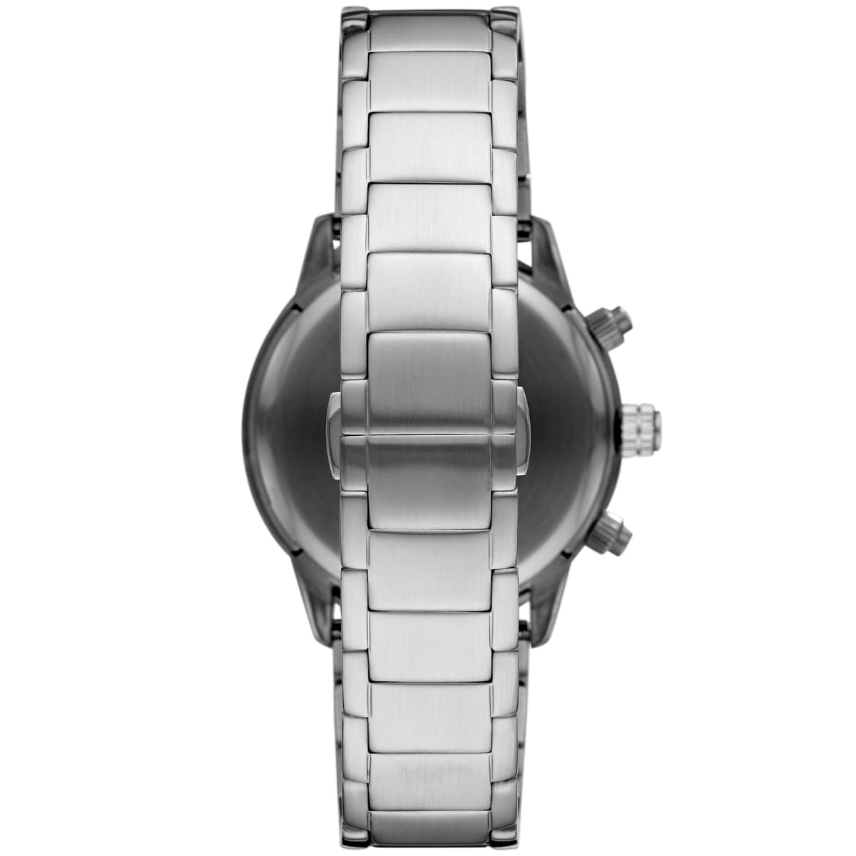 Emporio Armani Mario AR11241 43mm Men's Chronograph Watch – Black & Black Stainless Steel Bracelet