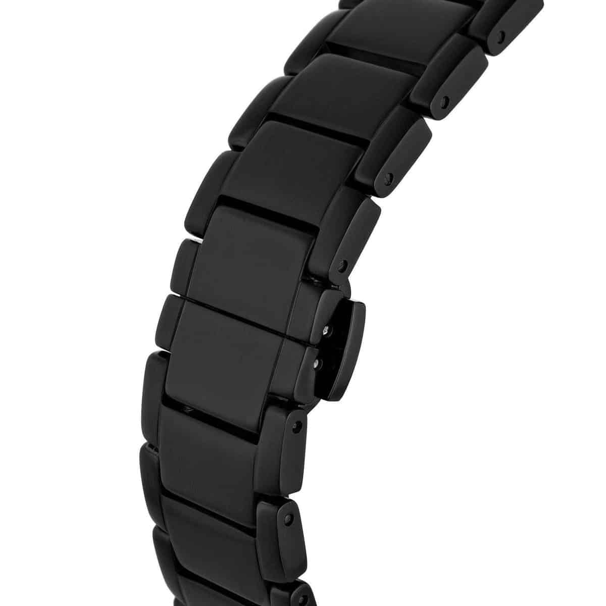 Emporio Armani Mario AR11242 43mm Men's Chronograph Watch – Black & Black Stainless Steel Bracelet