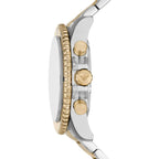 Emporio Armani Diver AR11586 43mm Men's Chronograph Watch – Green & Two-Tone Stainless Steel Bracelet