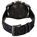 Emporio Armani Sigma AR6131 43mm Men's Chronograph Watch – Black & Black Textile Strap