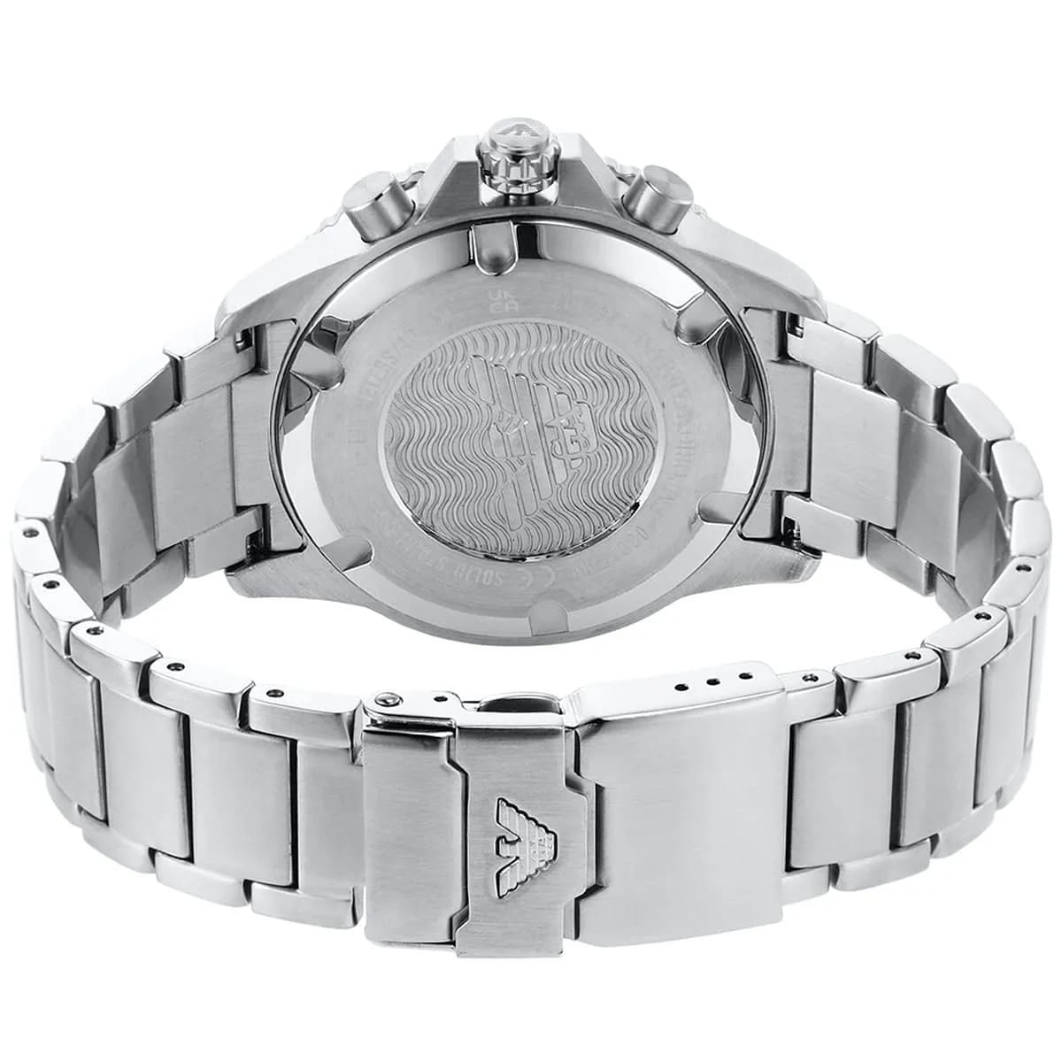 Emporio Armani Diver AR11360 Men's Chronograph Watch – Black & Black Stainless Steel Bracelet