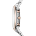 Emporio Armani Renato AR11076 Men's Chronograph Watch – Two-Tone Sunray & Two-Tone Stainless Steel Bracelet