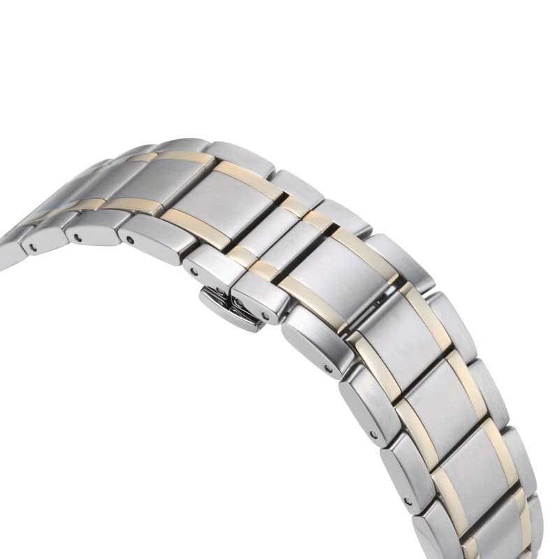Emporio Armani Renato AR11076 Men's Chronograph Watch – Two-Tone Sunray & Two-Tone Stainless Steel Bracelet
