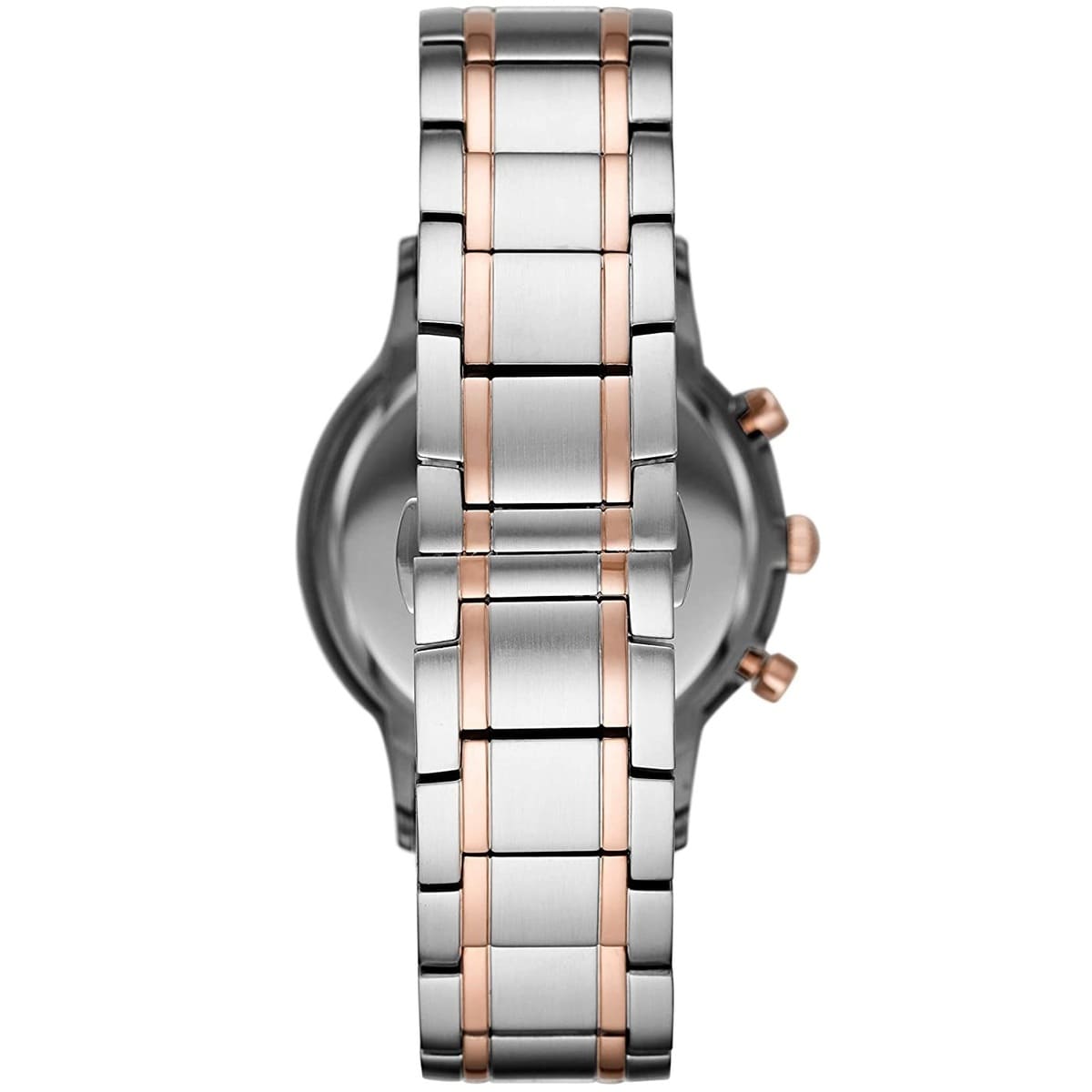 Emporio Armani Renato AR11076 Men's Chronograph Watch – Two-Tone Sunray & Two-Tone Stainless Steel Bracelet