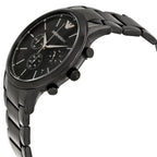 Emporio Armani Renato AR2485 Men's Chronograph Watch – Black & Black Stainless Steel Bracelet