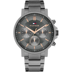 Tommy Hilfiger Signature 1710711 Men's Multi-Function Watch – Gunmetal & Gunmetal Stainless Steel Bracelet