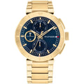 Tommy Hilfiger Signature 1792118 Men's Multi-Function Watch – Blue & Gold Stainless Steel Bracelet