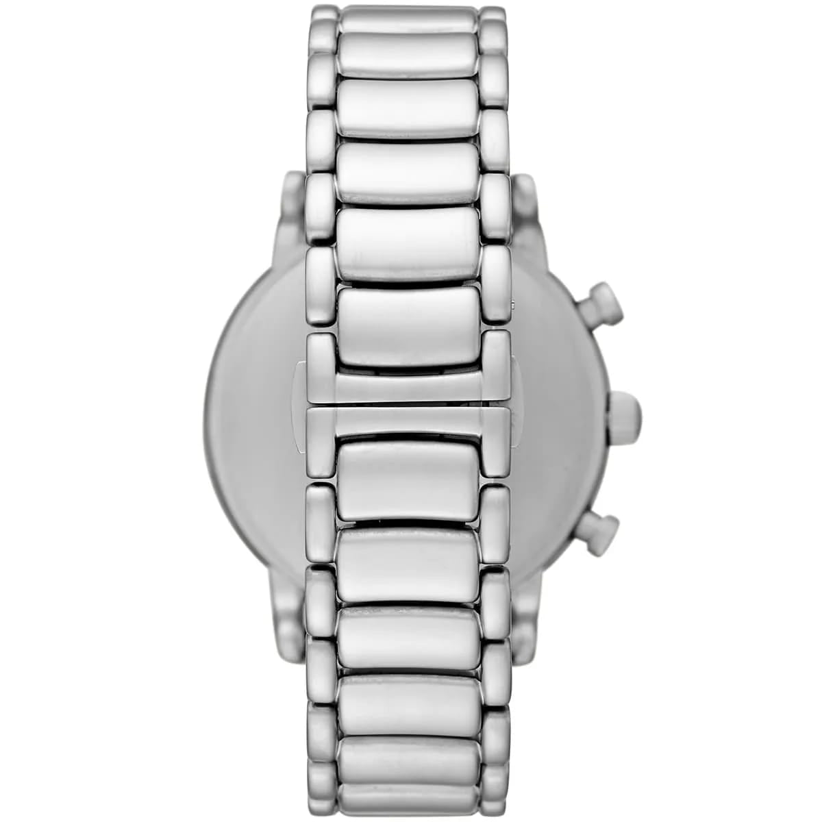 Emporio Armani Luigi AR11324 43mm Men's Chronograph Watch – Black & Yellow Stainless Steel Bracelet