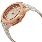 Michael Kors Runway MK6980 37mm Women's Quartz Watch – Pavé Rose Gold with Rose Gold Stainless Steel Bracelet