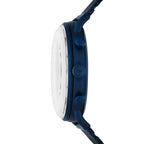 Emporio Armani Aviator AR11289 43mm Men's Chronograph Watch – Blue & Blue Stainless Steel Mesh Bracelet
