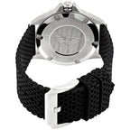 Emporio Armani Diver AR11341 43mm Men's Chronograph Watch – Black & Silver Stainless Steel Bracelet
