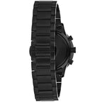 Emporio Armani Giovanni AR11349 43mm Men's Chronograph Watch – Black & Silver-Tone Stainless Steel Bracelet