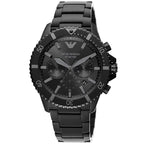Emporio Armani Diver AR11363 Men's Chronograph Watch – Black & Black Stainless Steel Bracelet