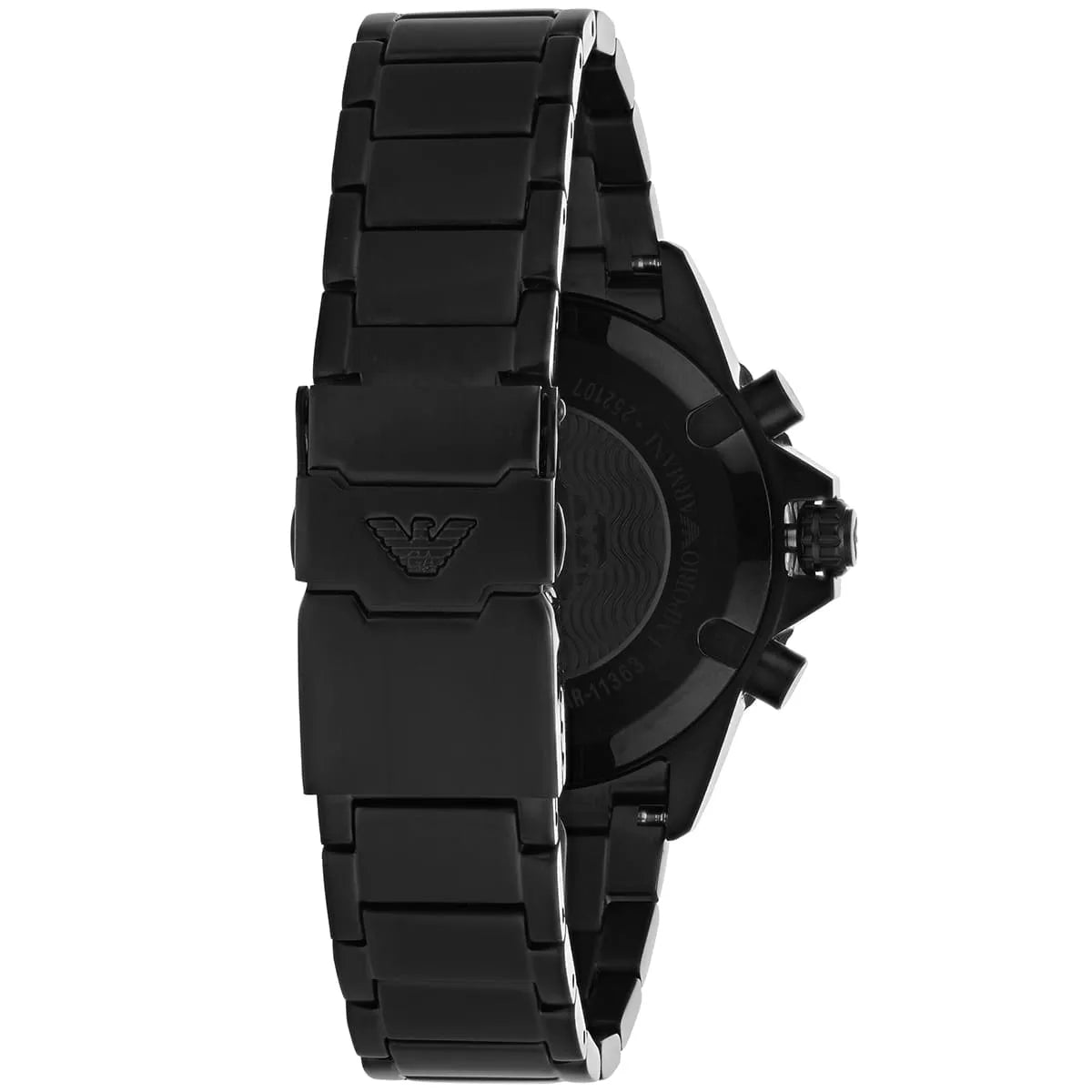 Emporio Armani Diver AR11363 Men's Chronograph Watch – Black & Black Stainless Steel Bracelet