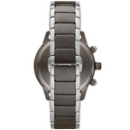 Emporio Armani Mario AR11391 Men's Chronograph Watch – Grey Sunray & Gunmetal Stainless Steel Bracelet