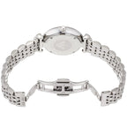 Emporio Armani Gianni T-Bar AR11445 32mm Women's Quartz Watch – Silver Crystal-Set & Silver Stainless Steel Bracelet