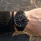 Emporio Armani Claudio AR11483 43mm Men's Chronograph Watch – Black & Black Genuine Leather Strap