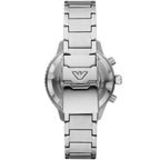 Emporio Armani Diver AR11500 Men's Chronograph Watch – Green Sunray & Green Stainless Steel Bracelet
