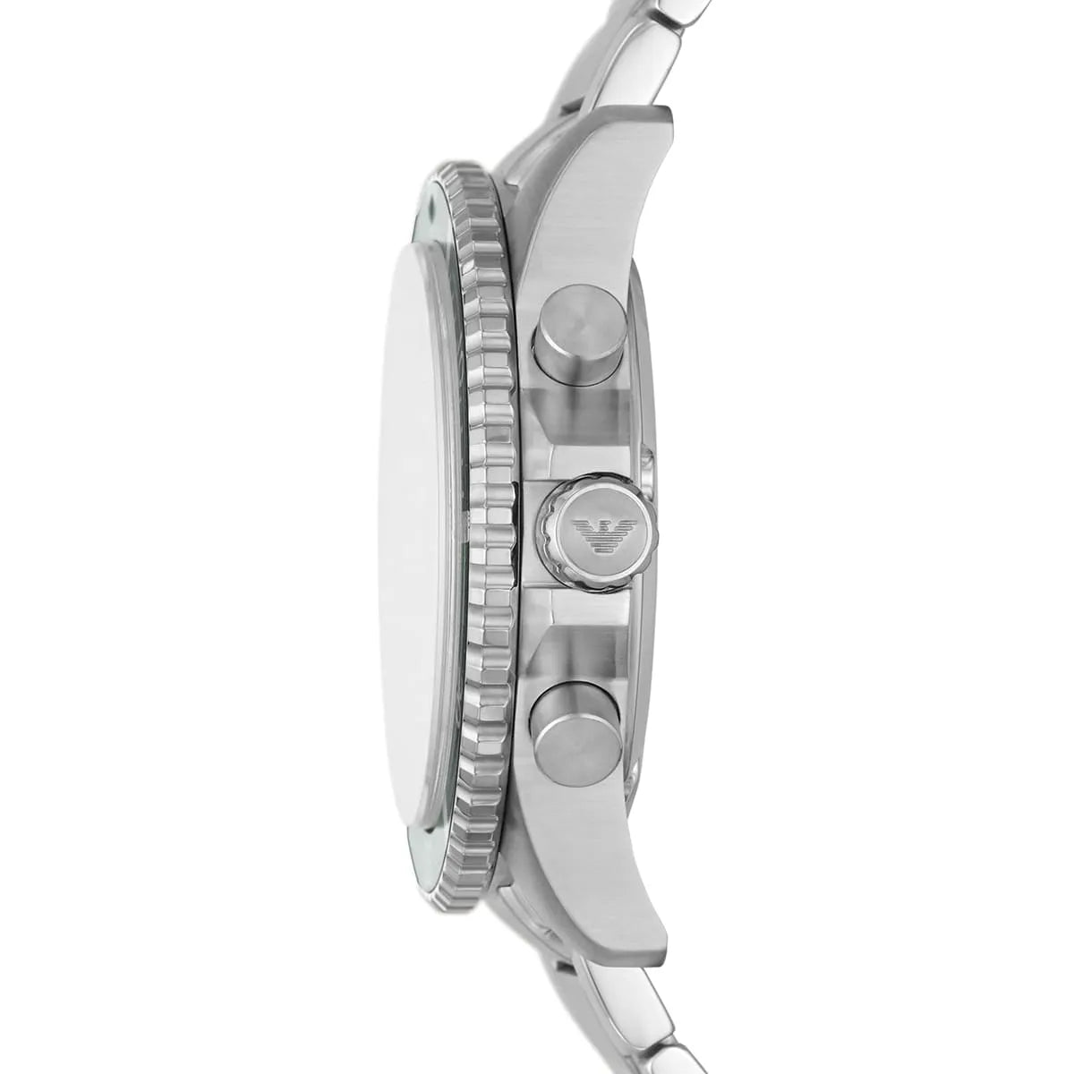 Emporio Armani Diver AR11500 Men's Chronograph Watch – Green Sunray & Green Stainless Steel Bracelet