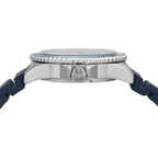 Emporio Armani Diver AR11592 43mm Men's Quartz Watch – Blue Sunray & Blue Rubber Strap