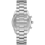 Emporio Armani Racer AR11636 42mm Men's Chronograph Watch – Silver Sunray & Silver Stainless Steel Bracelet