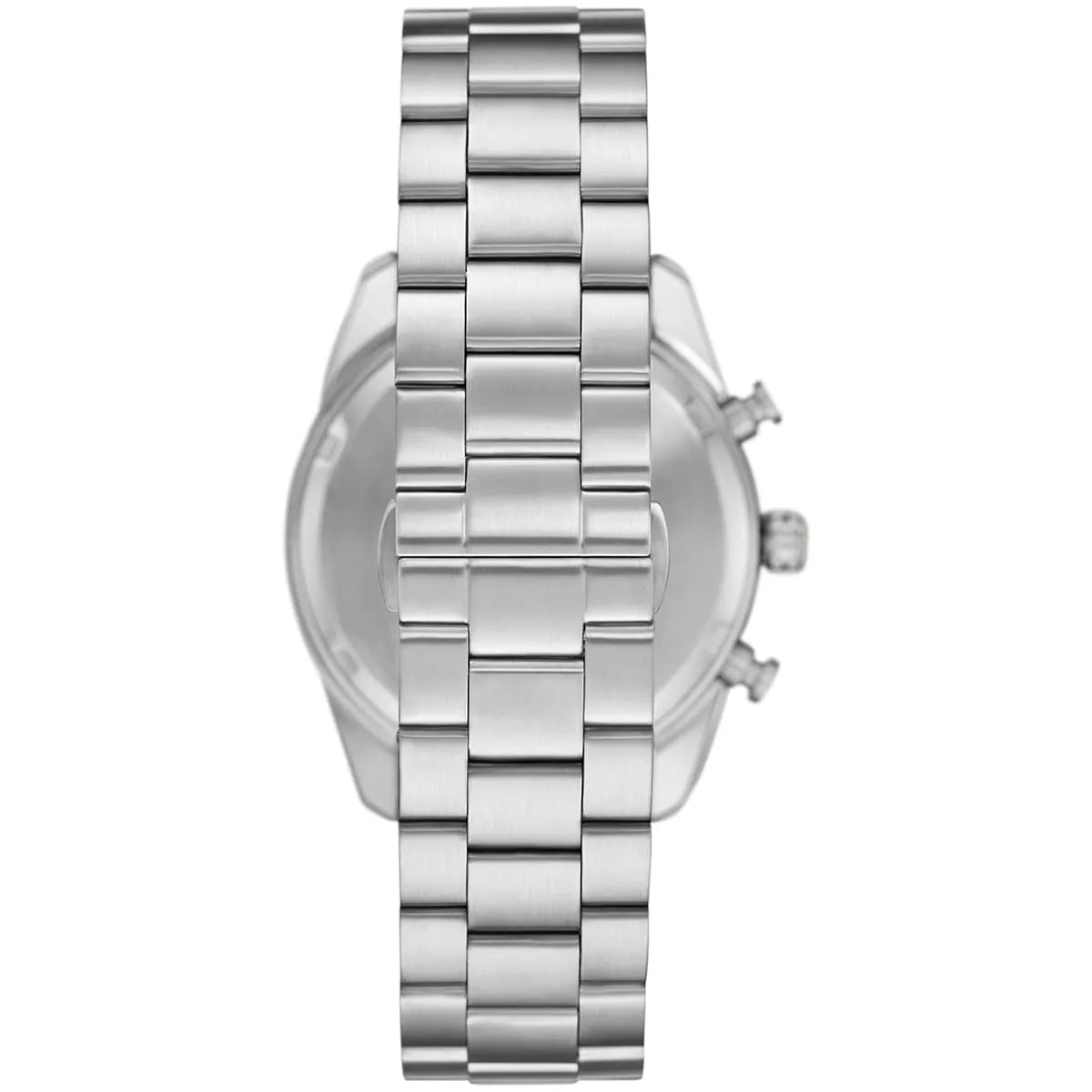 Emporio Armani Racer AR11636 42mm Men's Chronograph Watch – Silver Sunray & Silver Stainless Steel Bracelet